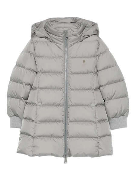  Herno Kids Hooded Padded Coat - Grey 