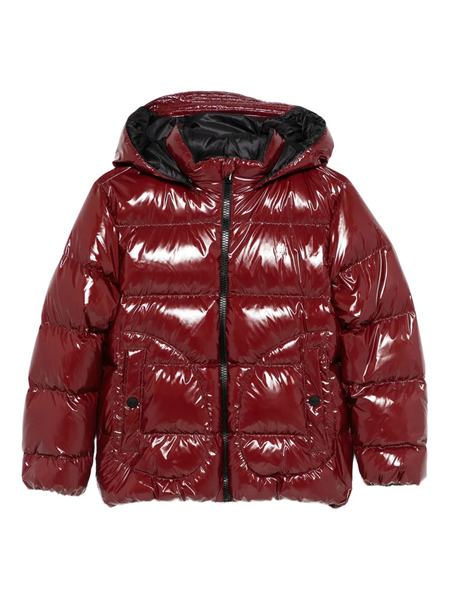  Herno Kids Hooded Padded Jacket - Red 