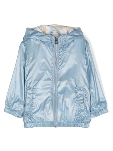  Herno Kids Hooded Rain Jacket - Blue 