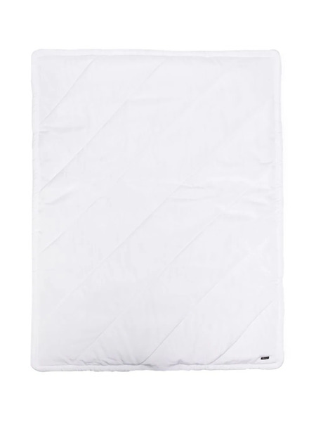  Herno Kids Logo-plaque Padded Blanket - White 