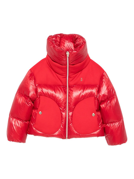  Herno Kids Quilted High-neck Padded Jacket - 6450 Rosso 