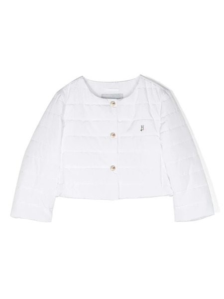  Herno Kids Quilted Padded Jacket - White 