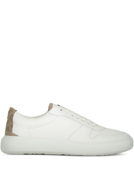  Herno Leather-panelled Low-top Sneakers - White 