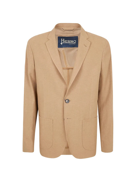  Herno Linen Pocket Jacket - Brown 