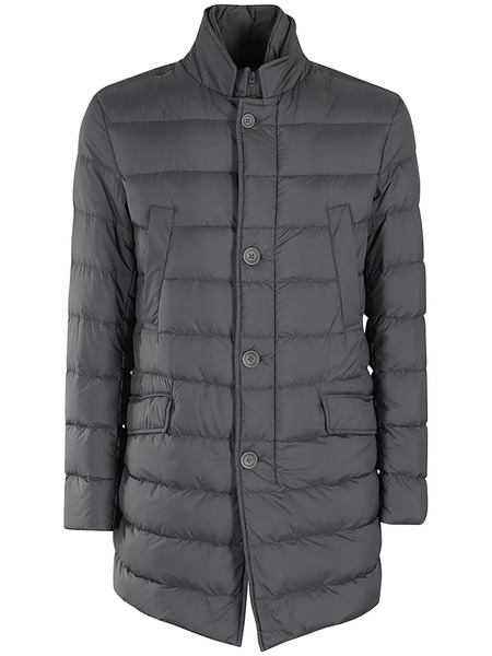  Herno Logo-plaque Padded Coat - Grey 