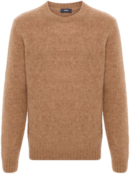  Herno Logo-plaque Sweater - Brown 