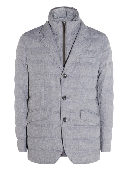  Herno Padded Panelled Blazer - Grey 