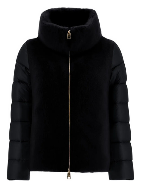  Herno Padded Zip Jacket - Black 