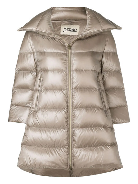  Herno Padded Zipped Coat - Neutrals 
