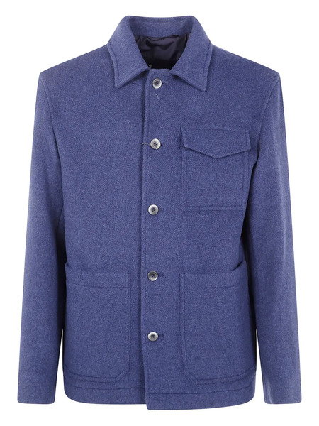  Herno Patch-pocket Shirt Jacket - Blue 