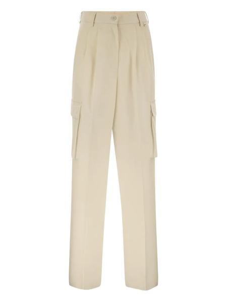  Herno Pleated Cargo Trousers - Neutrals 