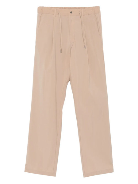  Herno Pleated Drawstring Trousers - Neutrals 