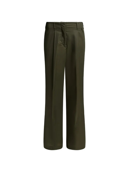  Herno Pleated Tailored Trousers - Green 