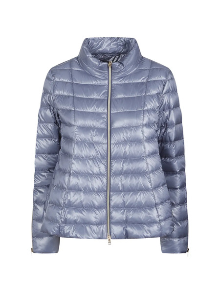  Herno Quilted Short Coat - Blue 