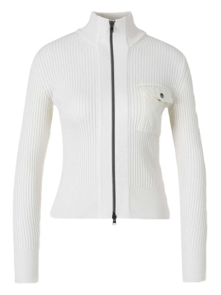  Herno Ribbed-knit Cardigan - White 