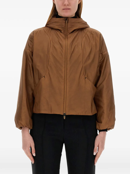  Herno Ripstop Hooded Jacket - Brown 