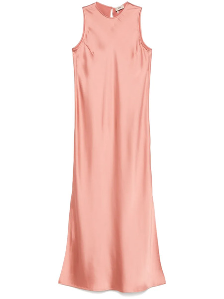  Herno Satin Midi Dress - Pink 