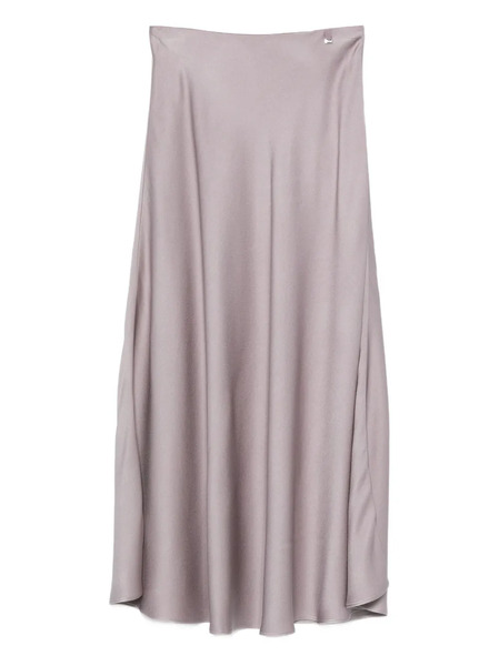  Herno Satin Midi Skirt - Purple 