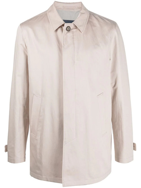  Herno Single-breasted Coat - Neutrals 