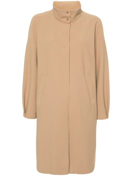  Herno Single-breasted Midi Coat - Neutrals 