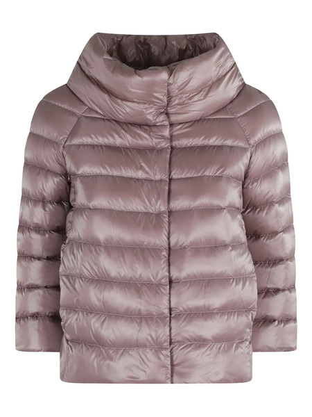  Herno Sofia Quilted High-neck Jacket - Pink 