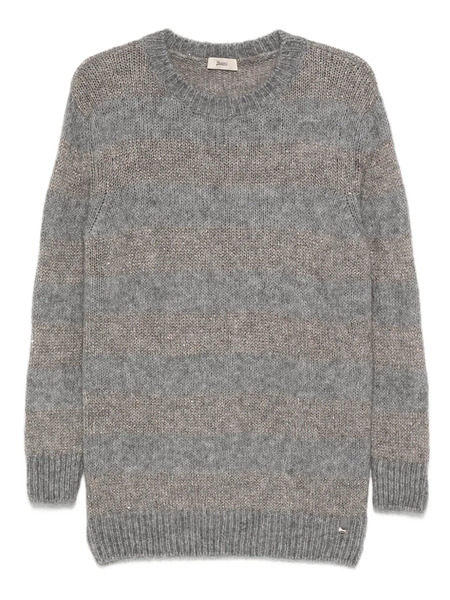  Herno Striped Sweater - Grey 