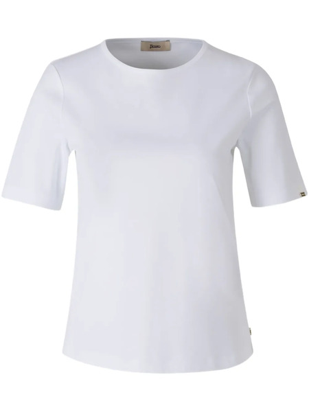  Herno Structured Short-sleeve Top - White 
