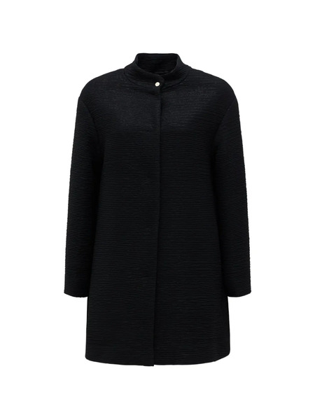  Herno Textured Coat - Black 