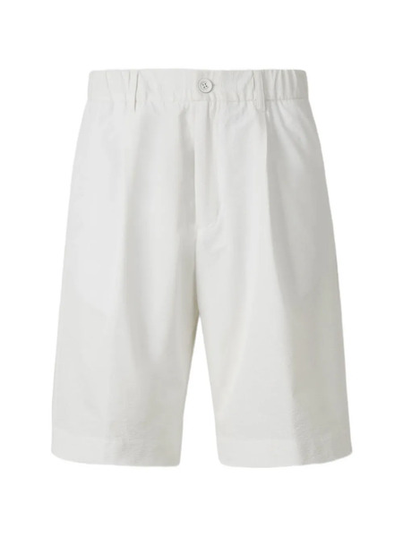  Herno Textured Pleat Shorts - White 