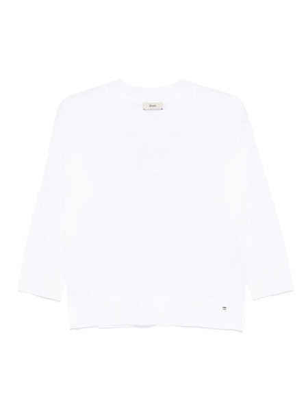  Herno V-neck Top - White 