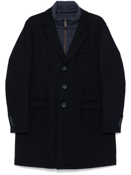  Herno Virgin Wool Coat - Blue 