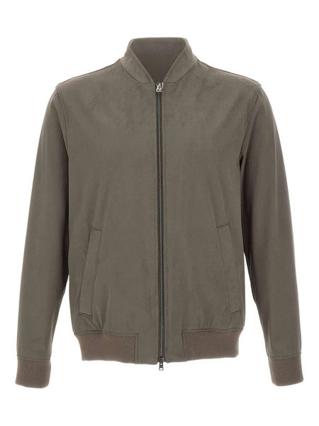  Herno Zip-fastening Bomber Jacket - Grey 