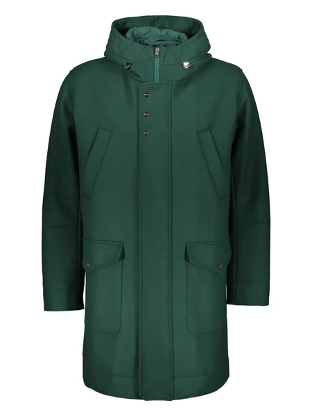  Herno Zip Hooded Coat - Green 