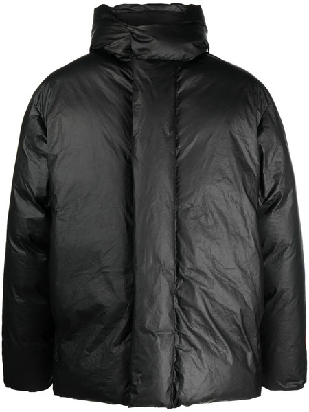 Heron Preston Hooded Puffer Jacket - Black 
