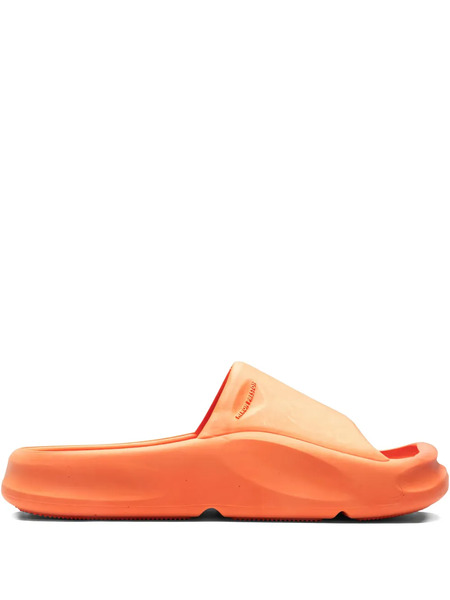  Heron Preston Logo-embossed Slides - Orange 