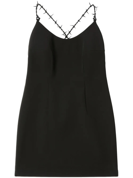  Heron Preston Logo-patch Criss-cross Strap Dress - Black 