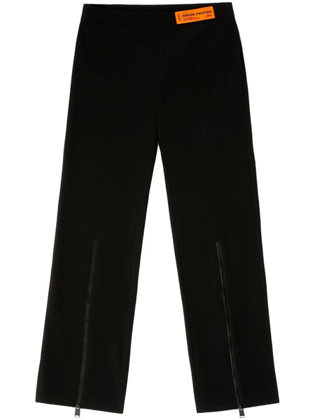  Heron Preston Logo-patch Zip-up Trousers - Black 