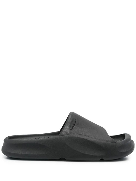  Heron Preston Moulded Open Toe Slides - Black 