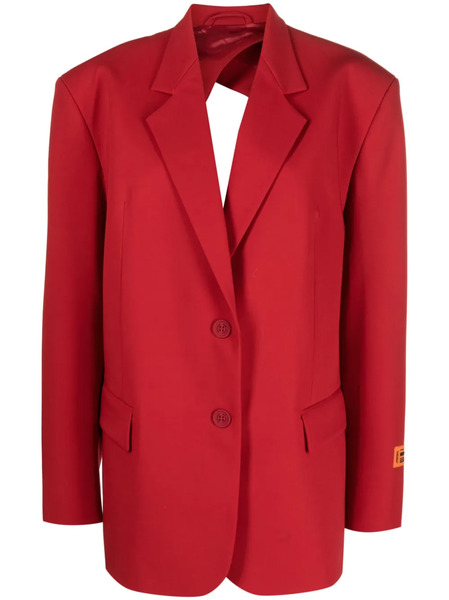 Heron Preston Open-back Single-breasted Blazer - Red 