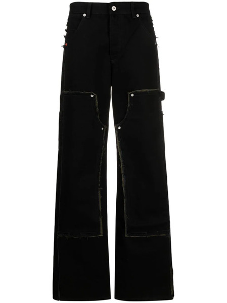  Heron Preston Rebuilt Wide-leg Carpenter Jeans - Black 