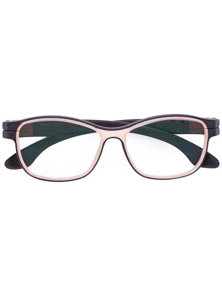  Herrlicht Square-frame Glasses - Brown 
