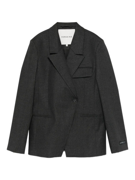  Herskind Asymmetric Pocket Jacket - Grey 