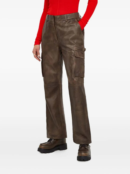  Herskind Cargo Pocket Trousers - Brown 
