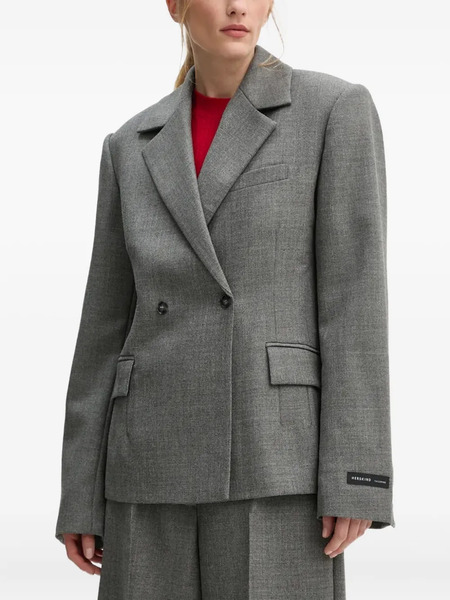  Herskind Double-breasted Blazer - Grey 