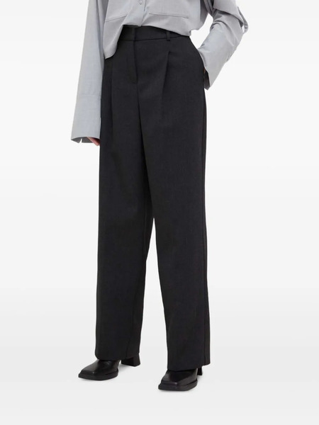  Herskind Pleated Belt-loops Trousers - Grey 