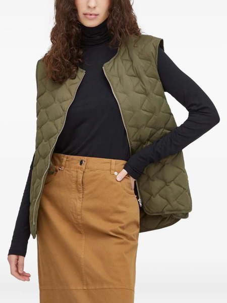  Herskind Quilted Zip-fastening Gilet - Green 