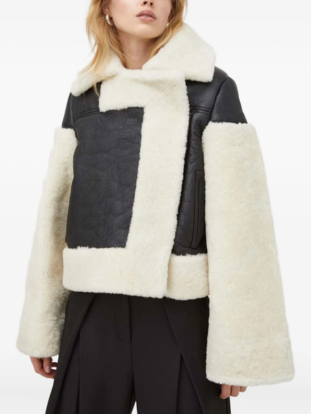  Herskind Shearling Panelled Jacket - Black 
