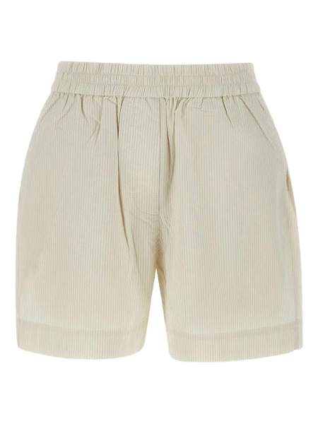 Herskind Striped Cotton Shorts - Neutrals 