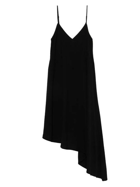  Herskind V-neck Asymmetric Midi Dress - Black 