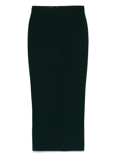  Herve L. Leroux Bandage Ankle Length Column Skirt - Green 